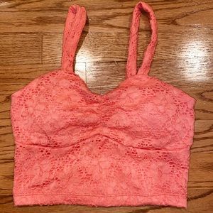 Charlotte Russe Pink Crop Top